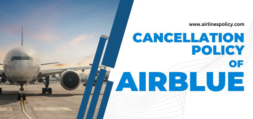 How to Cancel an AirBlue Airlines Flight