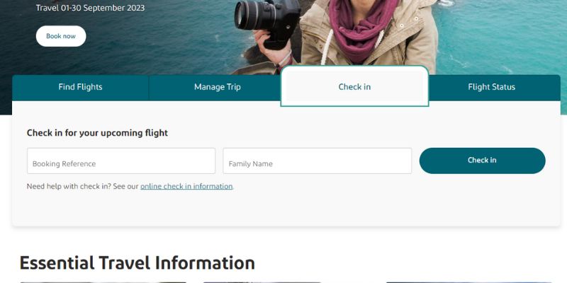 Aer Lingus Online Check in