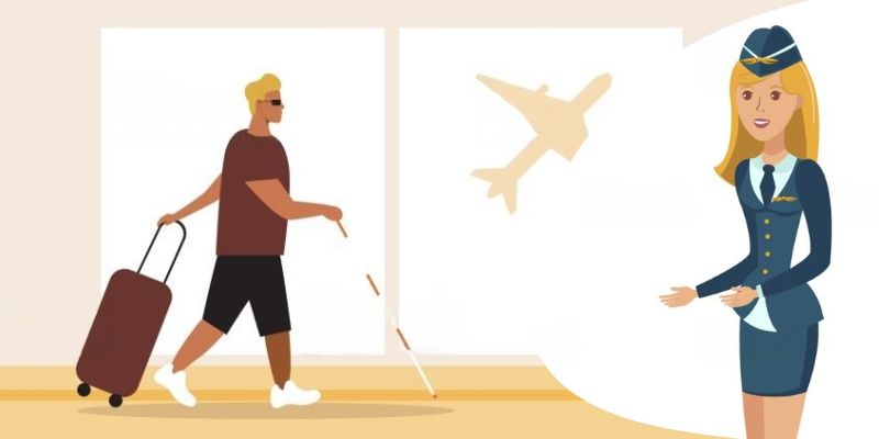 Aer Lingus assistance for visually impaired