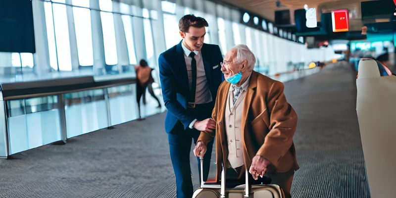 Avianca flight Assistance for Elderly Passengers
