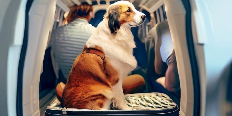 Pets travel in baggage compartment by Air Canada